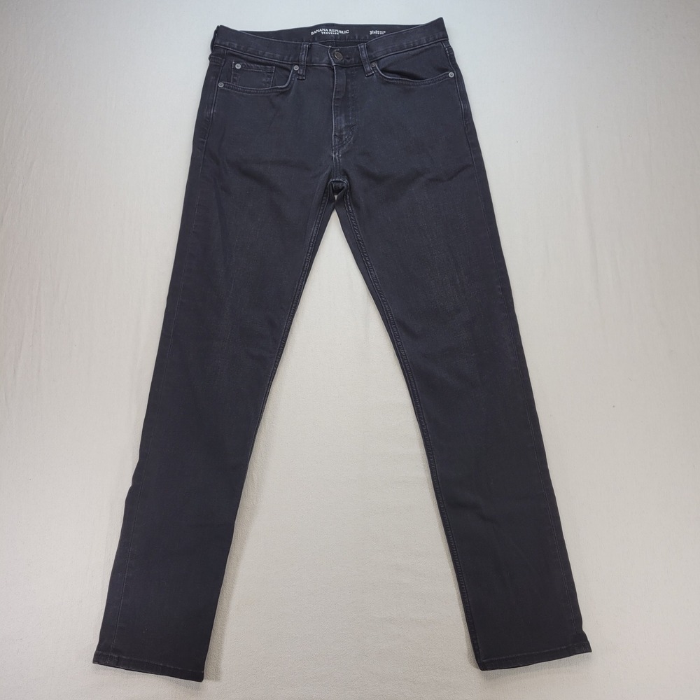 Slim Fit Men's Black Jeans